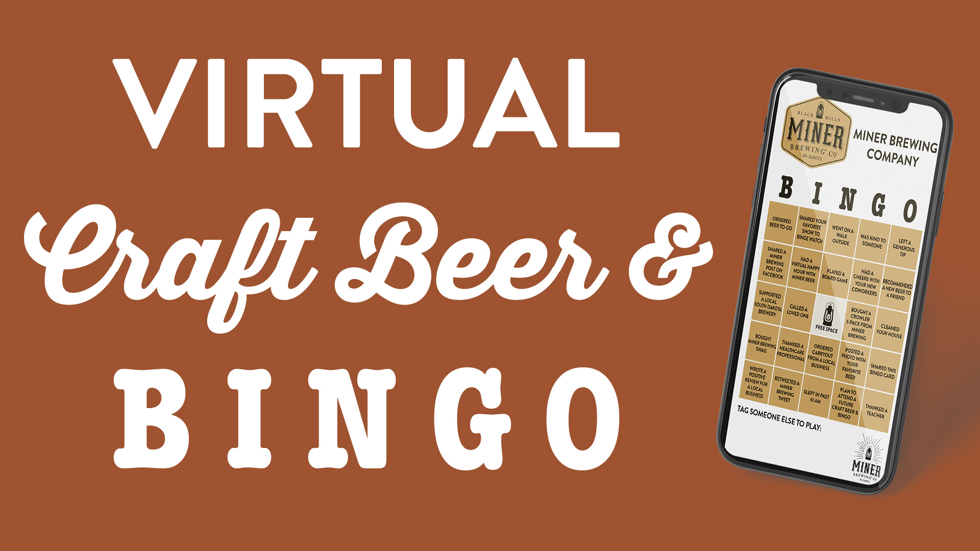 Virtual bingo event
